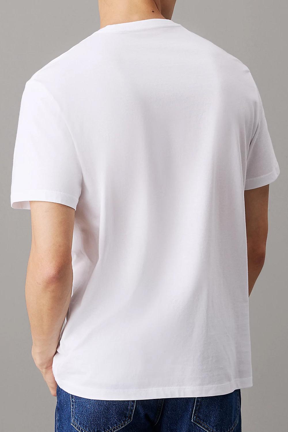 T-shirt con monogramma CK<BR/> 00040EM286 YAA Calvin Klein 