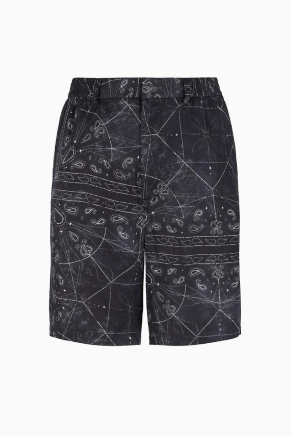 maxi bermuda vestibilità loose fantasia a bandana XM000427 AF13235FC040 Armani Exchange 