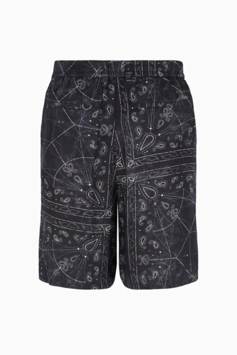 maxi bermuda vestibilità loose fantasia a bandana XM000427 AF13235FC040 Armani Exchange 