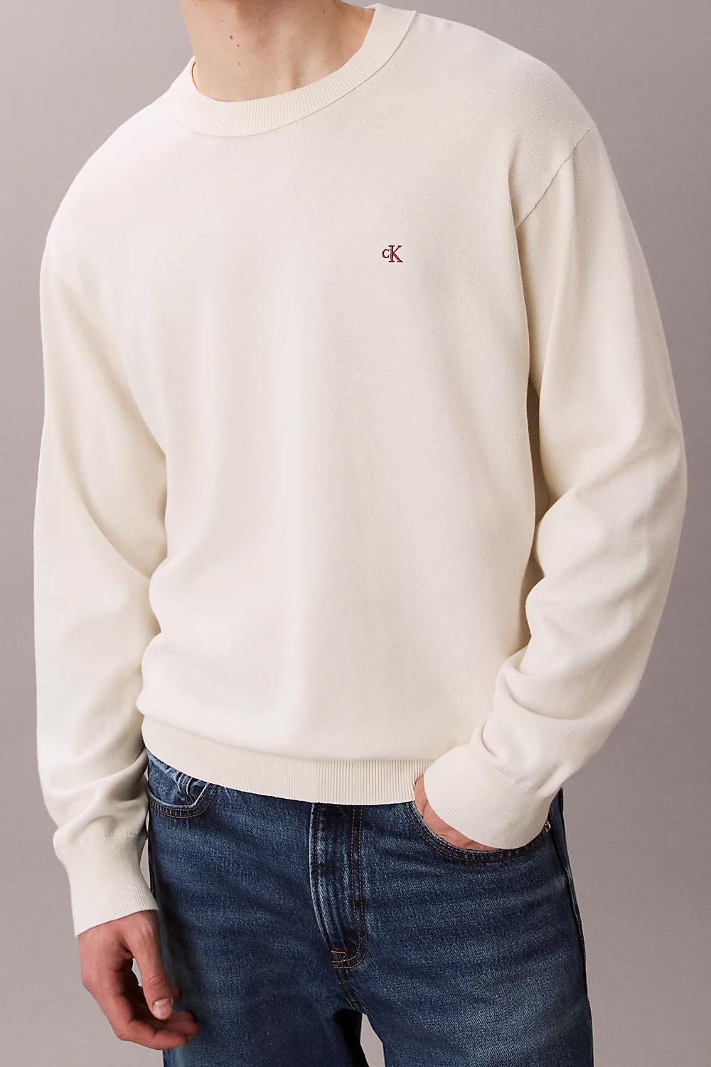 Maglione con monogramma taglio relaxed LV04RC296G /YAS Calvin Klein 