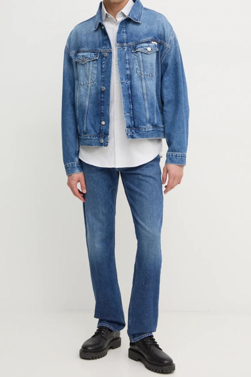 Giacca Denim Calvin Klein<BR/> J30J327027 1A4 Calvin Klein 