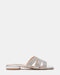 SEQUEL - sandalo basso con strass SEQUEL SILVER Steve Madden 