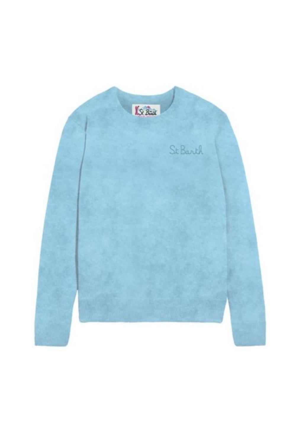 Maglia da donna con scritta<BR/> QUE0010 /00597E Mc2 Saint Barth 