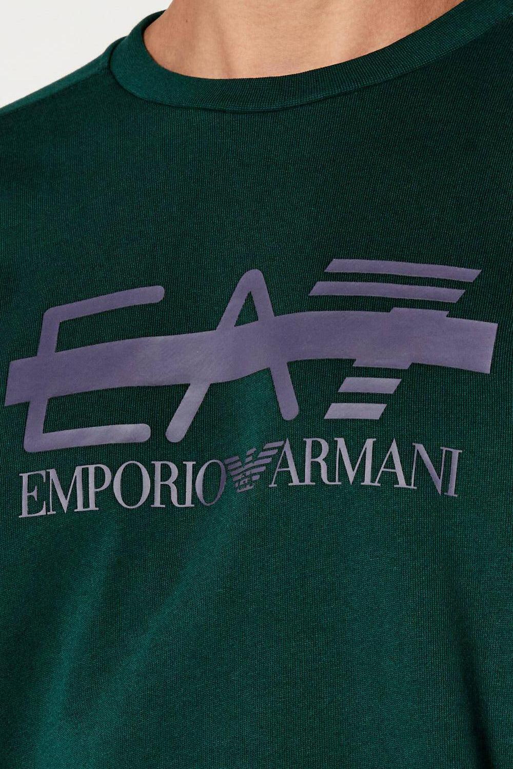 Felpa Girocollo Basica con Logo 7M001122 AF12473UB011 EA7 Emporio Armani 