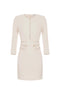 Abito in doppio crêpe con zip<BR/> AB823 56E2DZ9 Elisabetta Franchi 