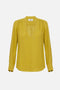 Camicia in georgette con charms e logo<BR/> CA080 51E2DC6 Elisabetta Franchi 