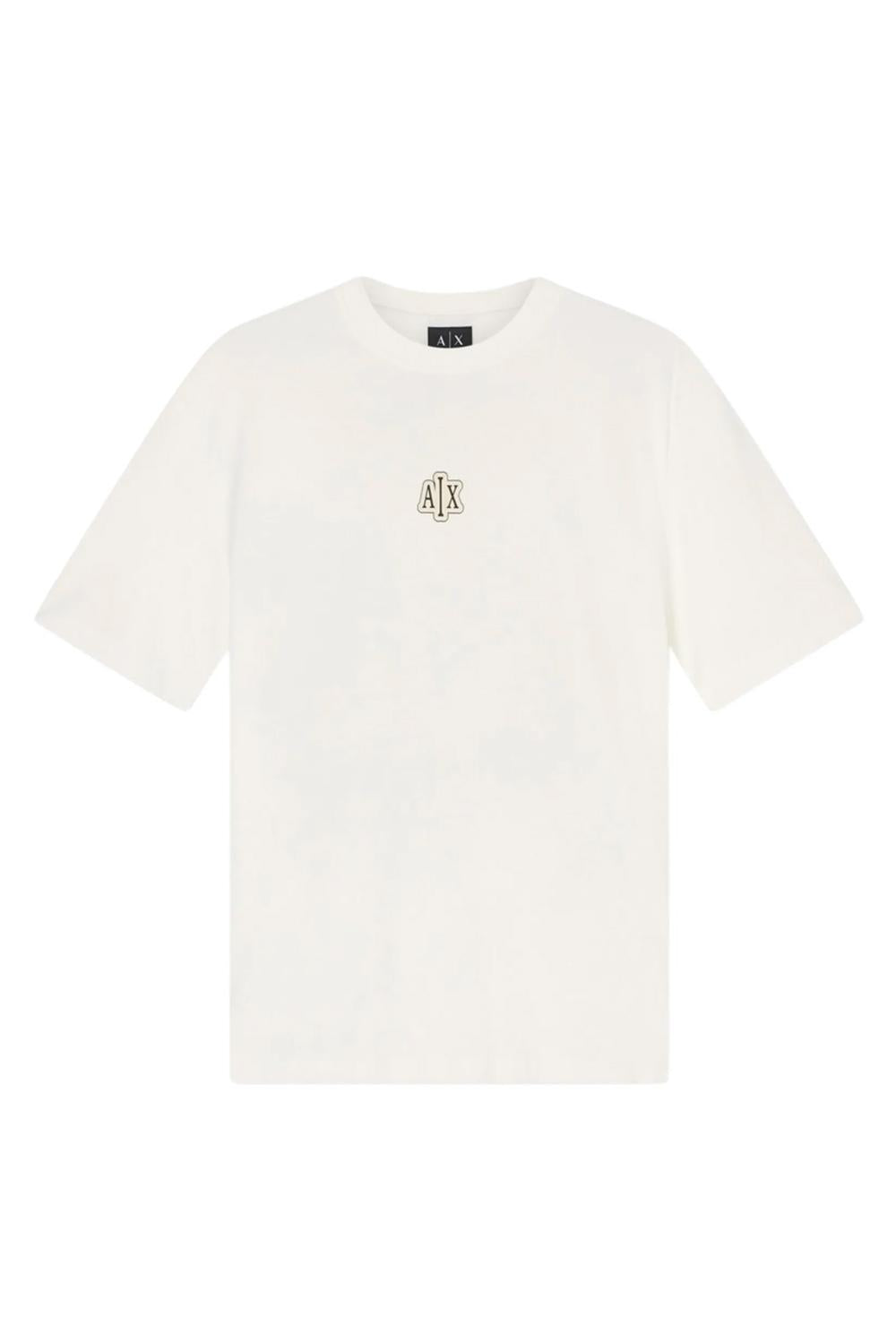 T-Shirt Regular Fit in Jersey con logo metal XM002787 AF10358U0009 Armani Exchange 