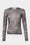 Tulle sweaters with ramage print<br>