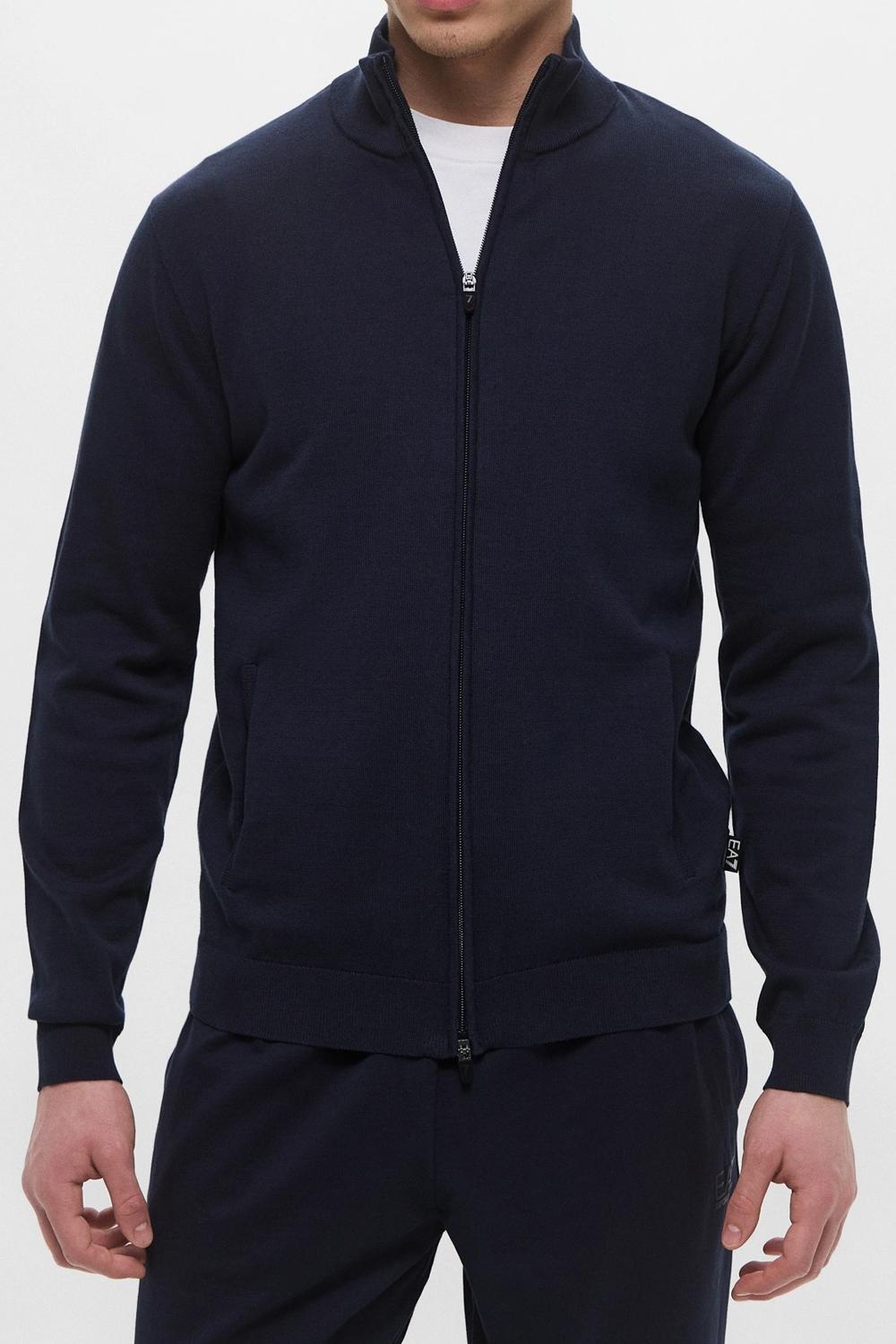 Maglioncino EA7 Full Zip Uomo in Cotone 7M000542 AF19504UB102 EA7 Emporio Armani 