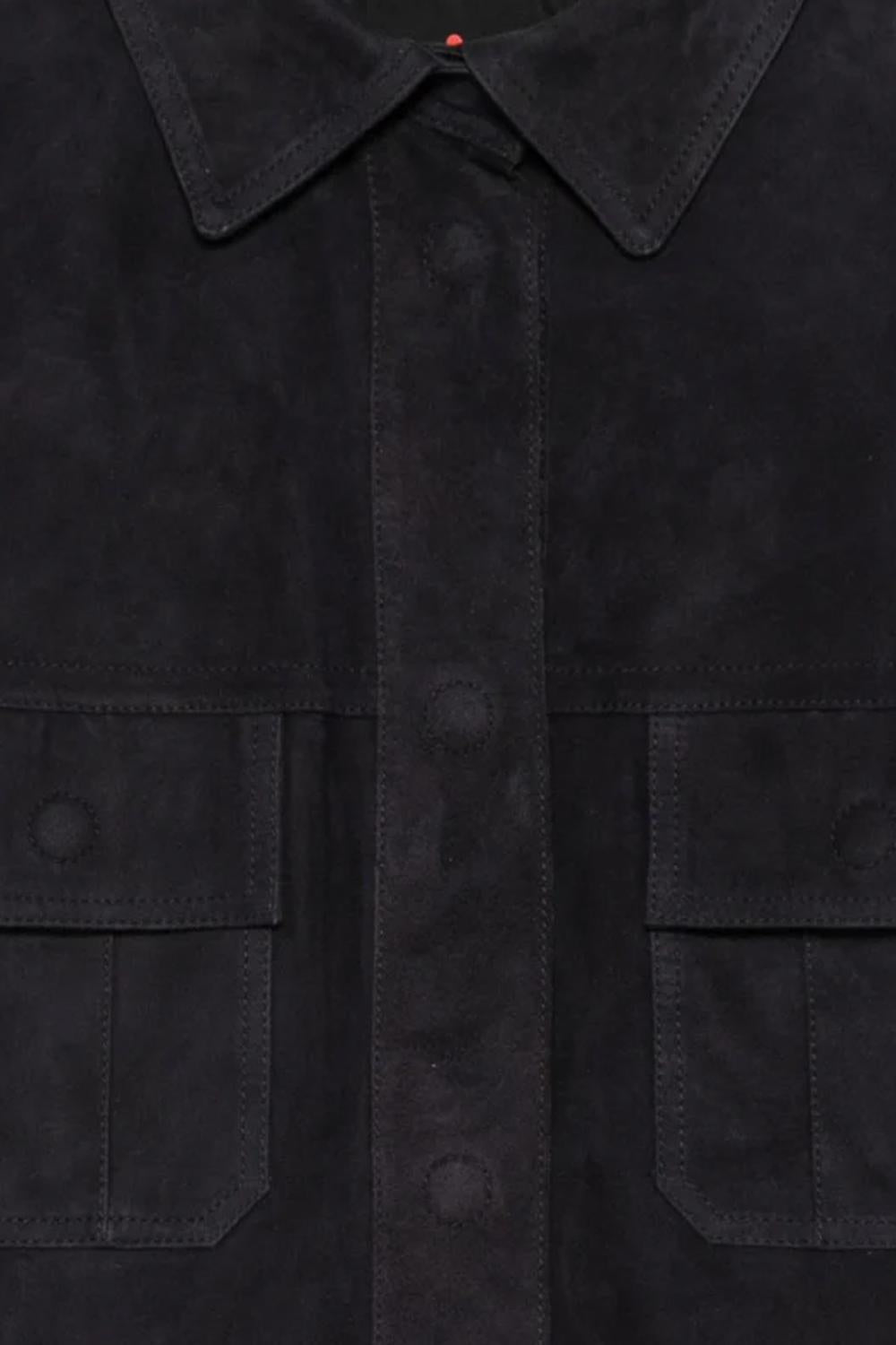 Giacca in pelle scamosciata con tasche frontali PED5567 99012407215 Peuterey 