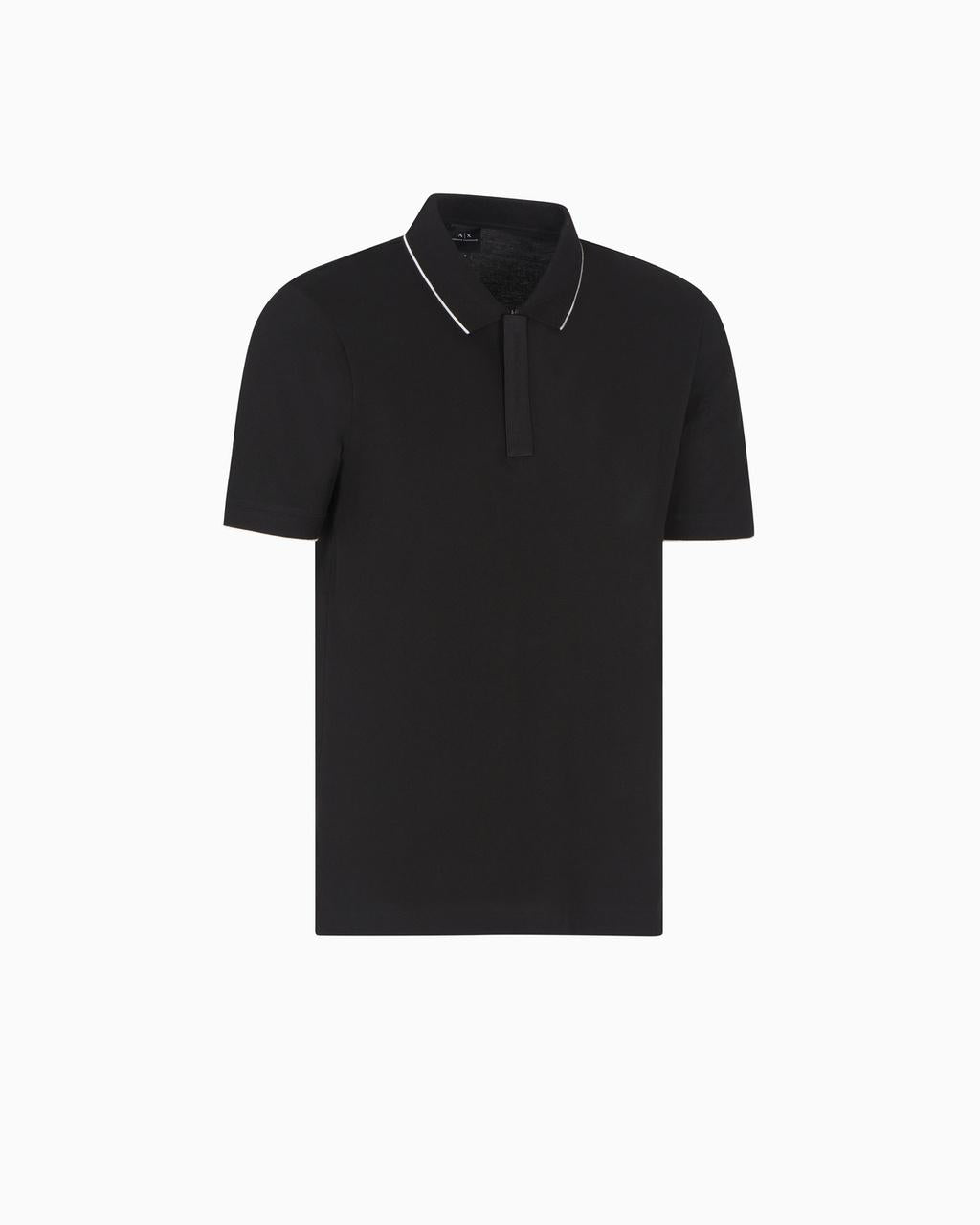 Polo Armani Exchange in cotone piquet con bordino a contrasto XM001285 AF10366UC001 Armani Exchange 