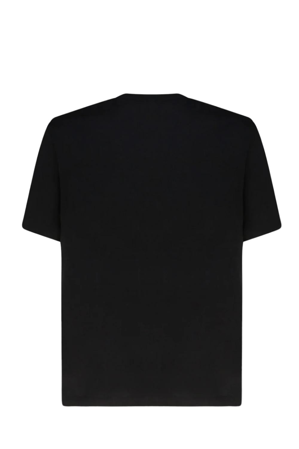 T-Shirt Uomo Palm Angels Sartorial Tape Pocket  Nero/Off White PMAA088E23 JER0011003 Palm Angels 