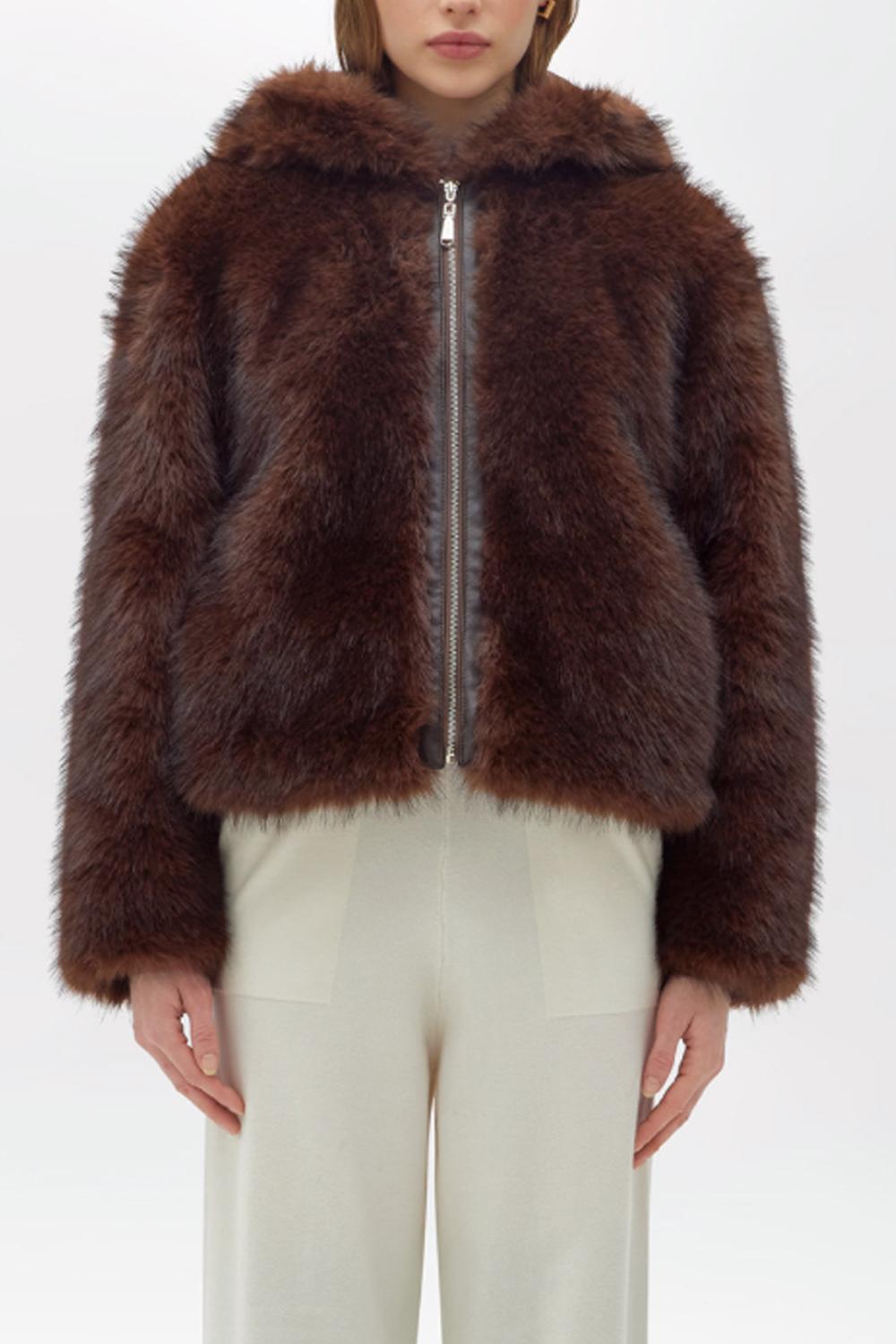GIACCONE IN FAUX FUR RF5240 E109490840 Blugirl 