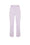 Pantaloni in doppio crêpe stretch con logo charm