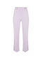 Pantaloni in doppio crêpe stretch con logo charm PA168 61E2EV7 Elisabetta Franchi 
