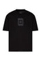 t-shirt in cotone vestibilità over con patch rettangolare davanti XM000570 AF10356UC001 Armani Exchange 