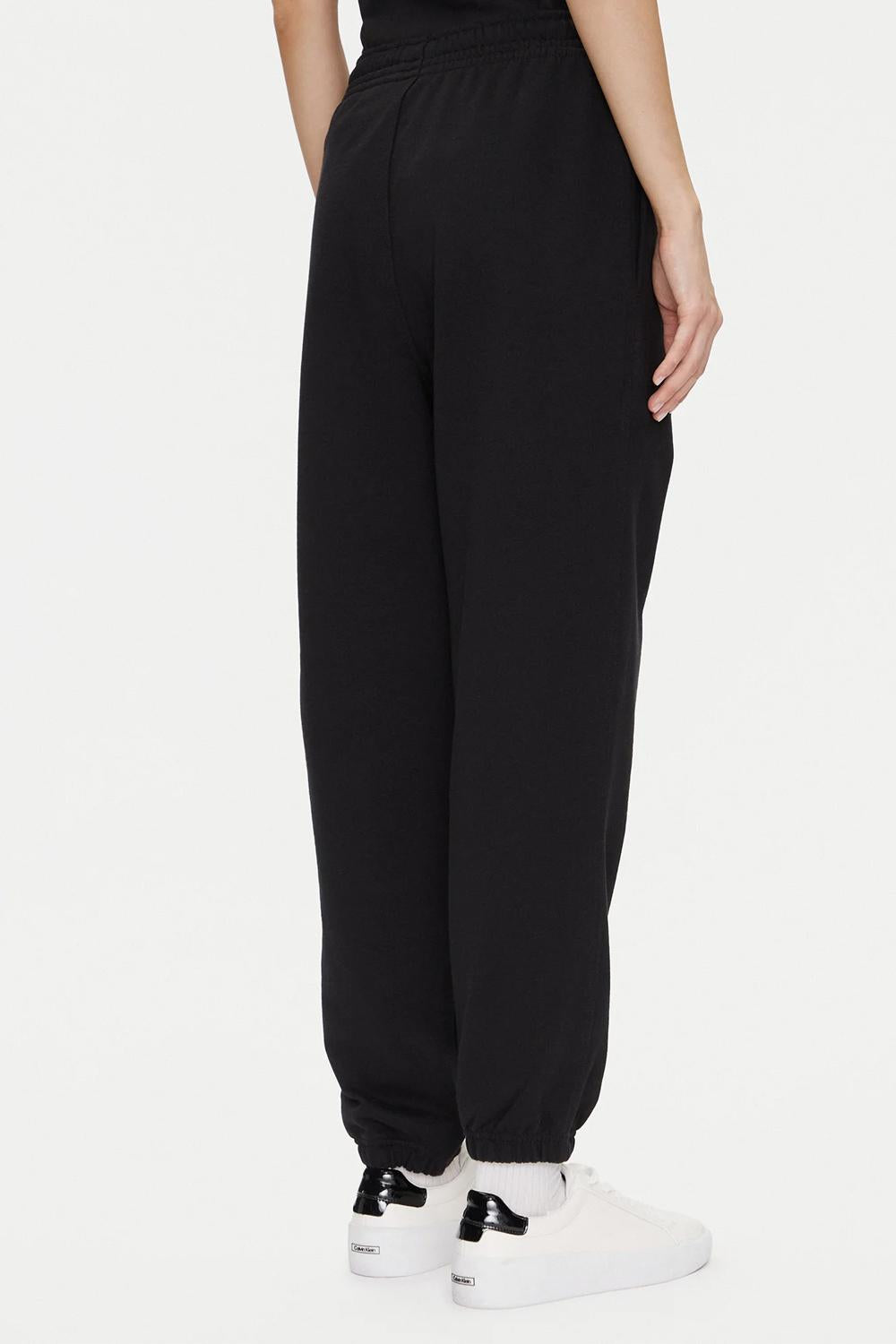 Pantaloni da tuta con monogramma in spugna di cotone<BR/> LV047B235G UB1 Calvin Klein 