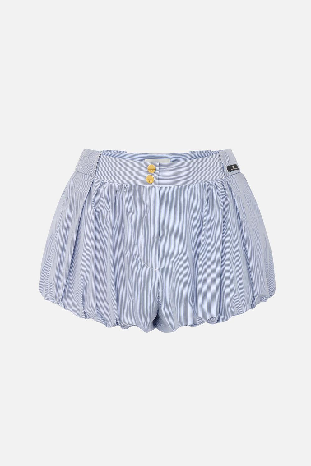 Shorts in taffettà di nylon a righe SH002 62E2019 Elisabetta Franchi 