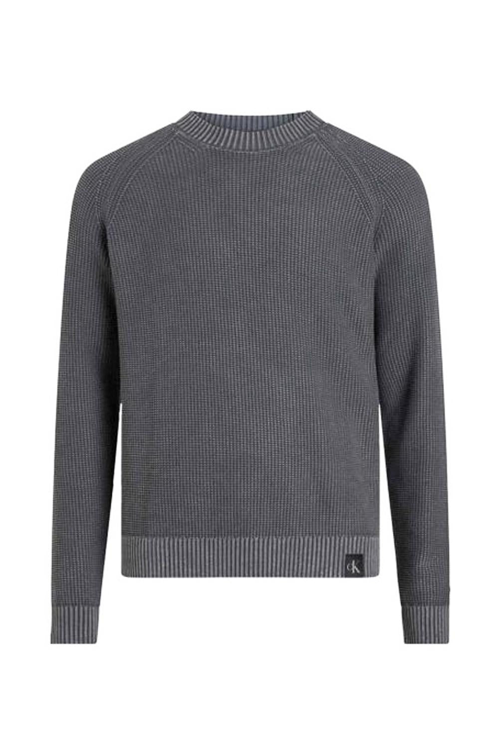 Maglione girocollo relaxed in cotone<BR/> J30J326743 CGE Calvin Klein 