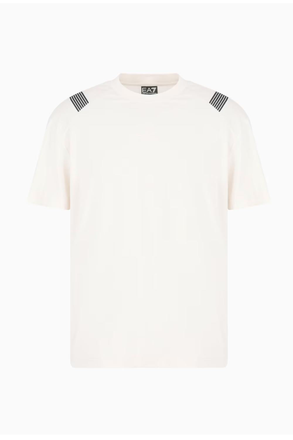 T-shirt girocollo 7 Lines in jersey di cotone EA7 Emporio Armani<BR/> 7M000266 AF10375U0005 EA7 Emporio Armani 
