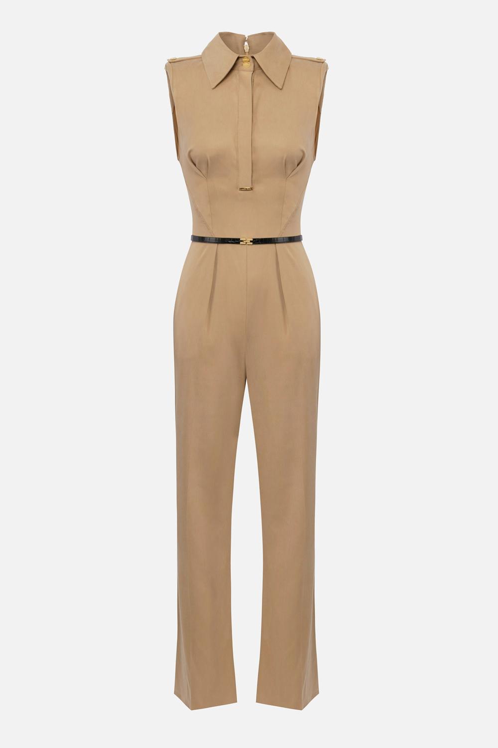 Tuta in raso di cotone<BR/> TU053 56E2EA2 Elisabetta Franchi 
