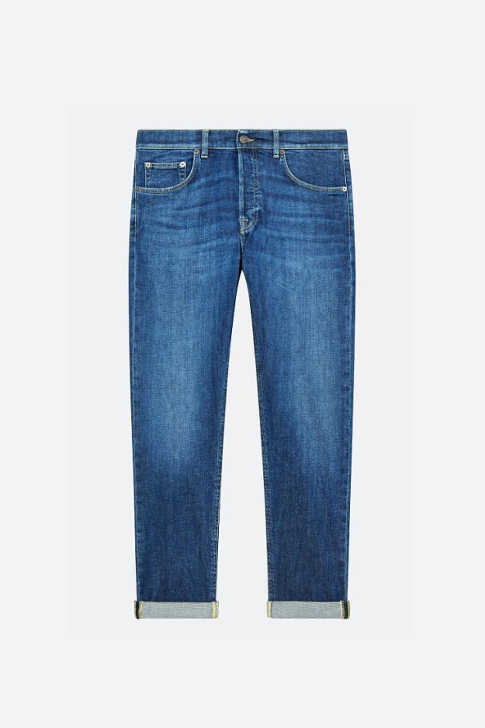 Jeans Icon a Sigaretta con Risvolto UP563 DSK297U-J23800 Dondup 