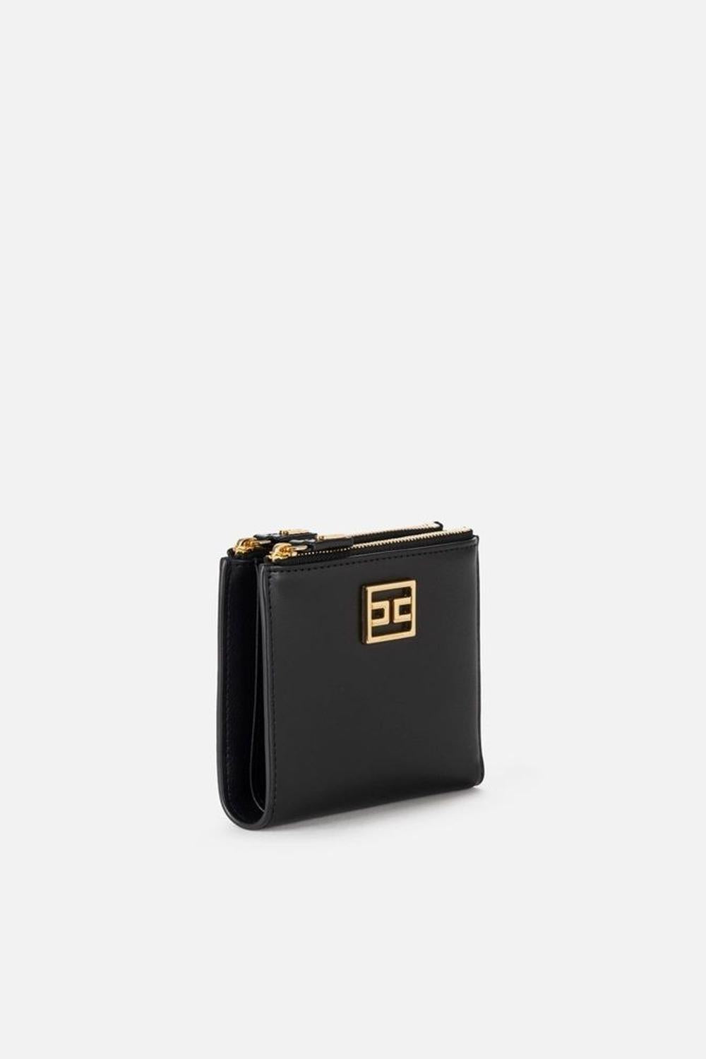 Portafoglio piccolo con zip e placca logo PF01A 51E2110 Elisabetta Franchi 