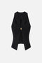 Canotta a costine con cut-out<BR/> TK30B 51E2110 Elisabetta Franchi 