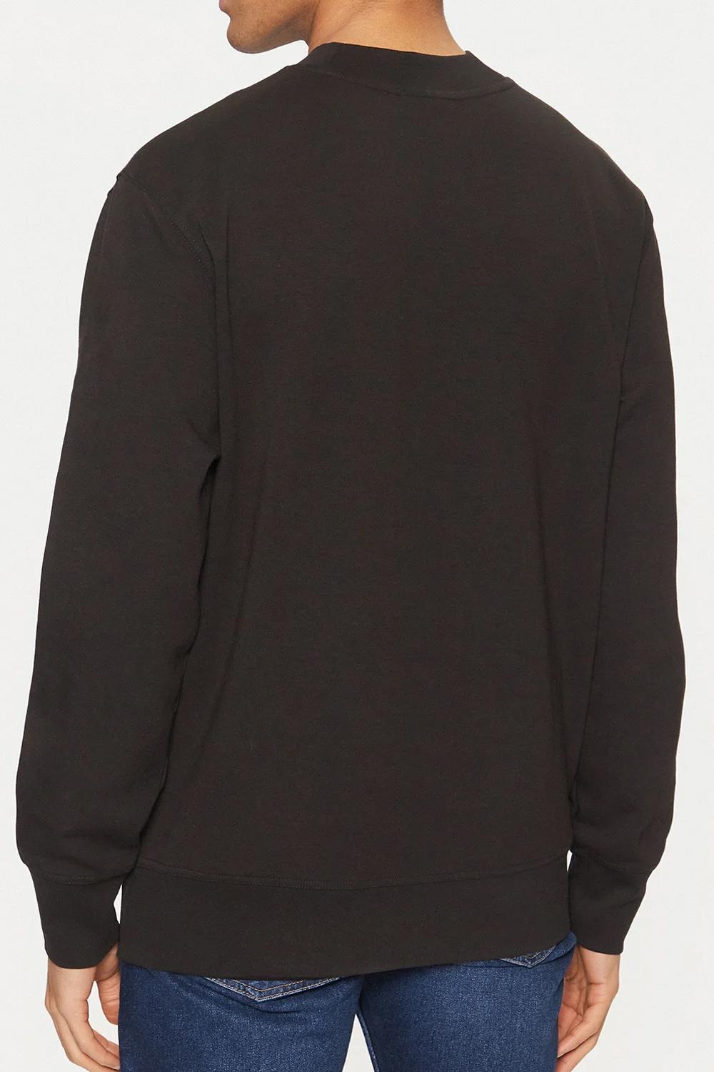 Felpa girocollo in cotone interlock<BR/> J30J326754 BEH Calvin Klein 