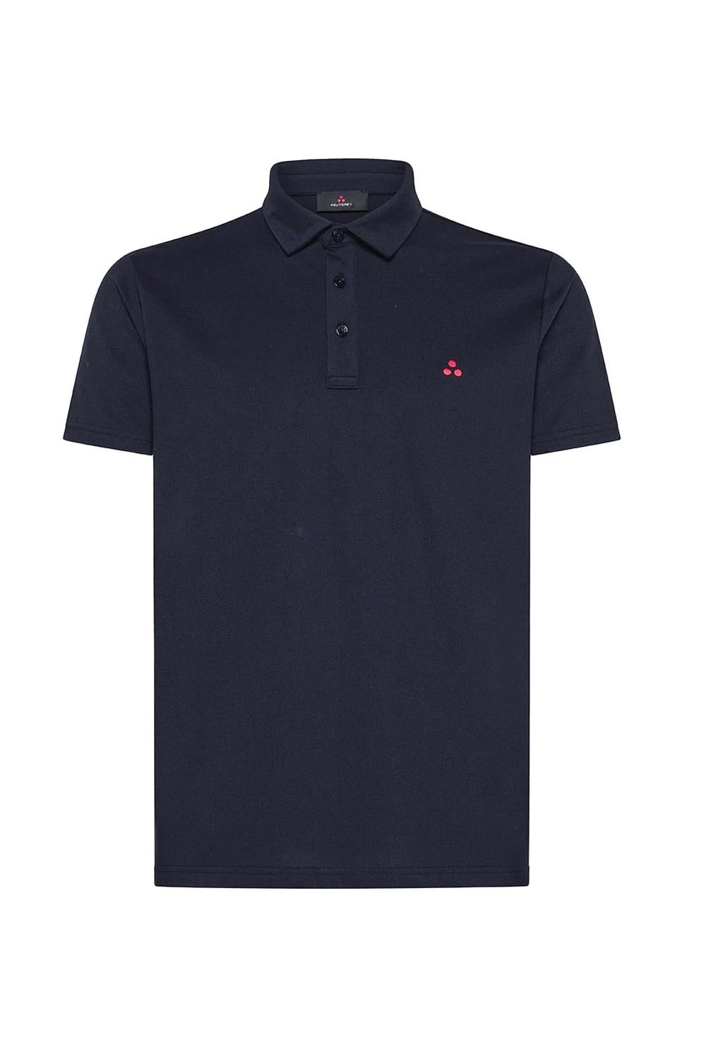 Polo Uomo in Piqué di Cotone Stretch con Logo PEU5471 99012182215 Peuterey 