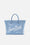 Borsa Vanity regular in denim lavaggio chiaro