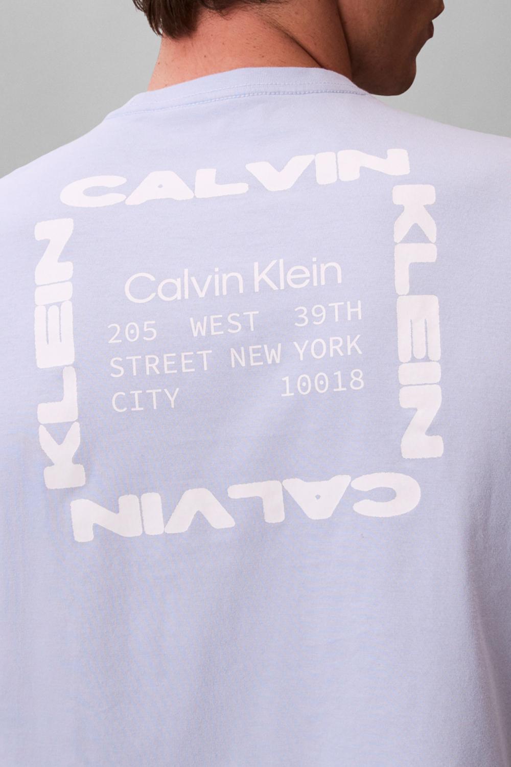 T-shirt Uomo Calvin Klein con Logo Stampato e Design Minimal LV14RE830G /TKF Calvin Klein 