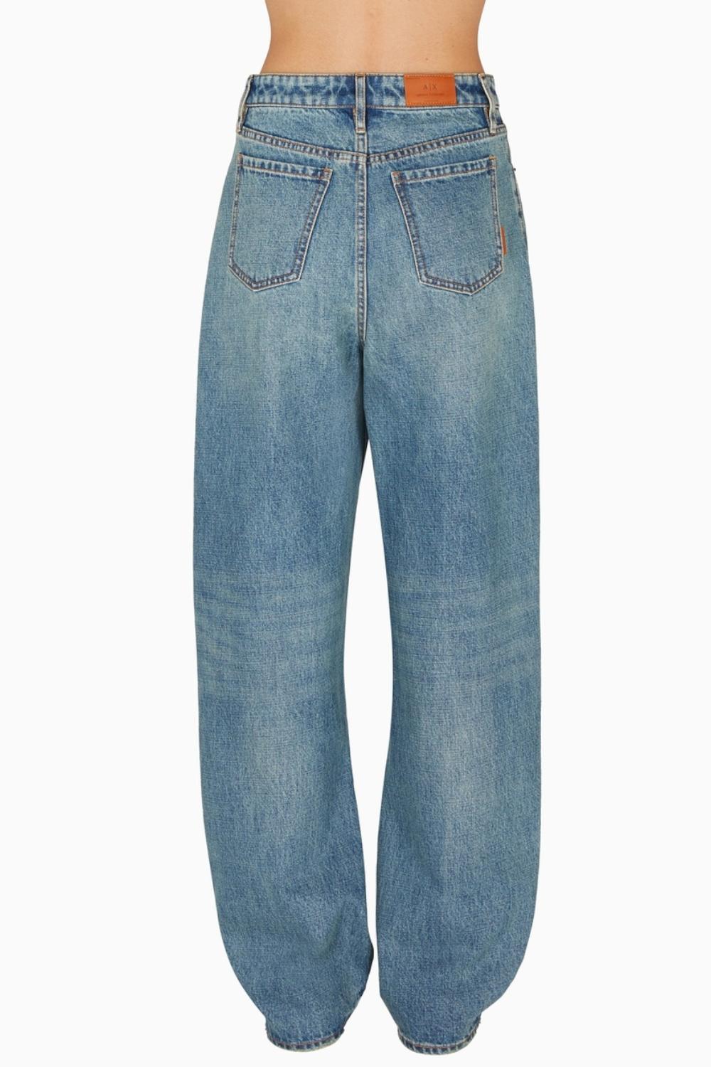 Jeans relaxed fit effetto used XW000100 AF16091MB002 Armani Exchange 