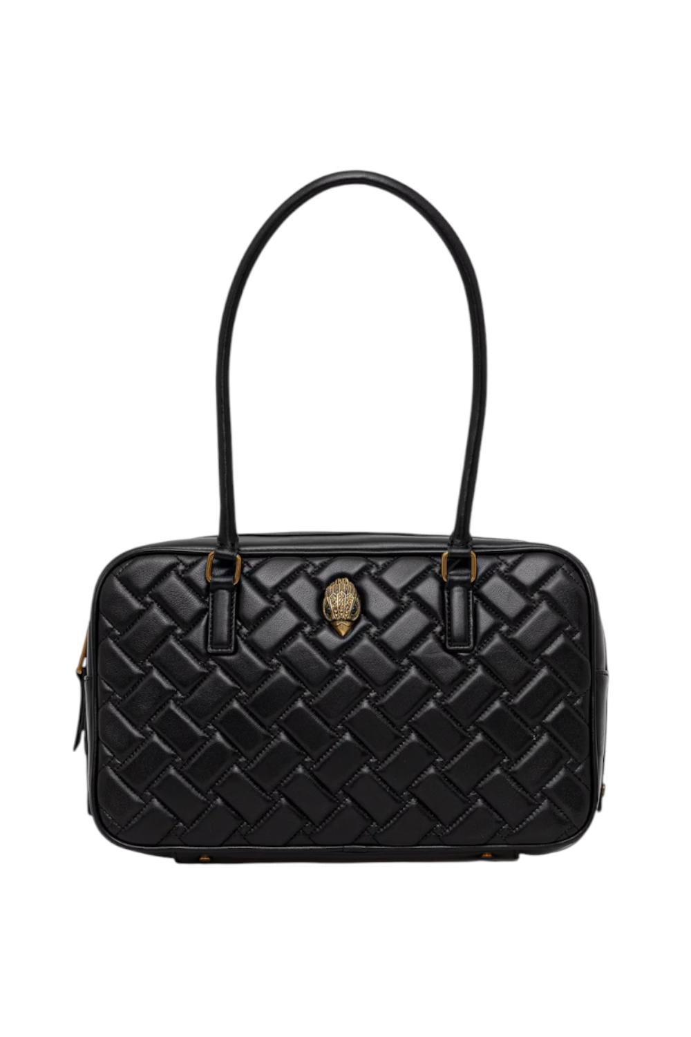 Borsa a Mano in pelle<BR/> 4702000109 /BLACK Kurt Geiger London 