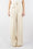Pantalone wide leg in tela di lino