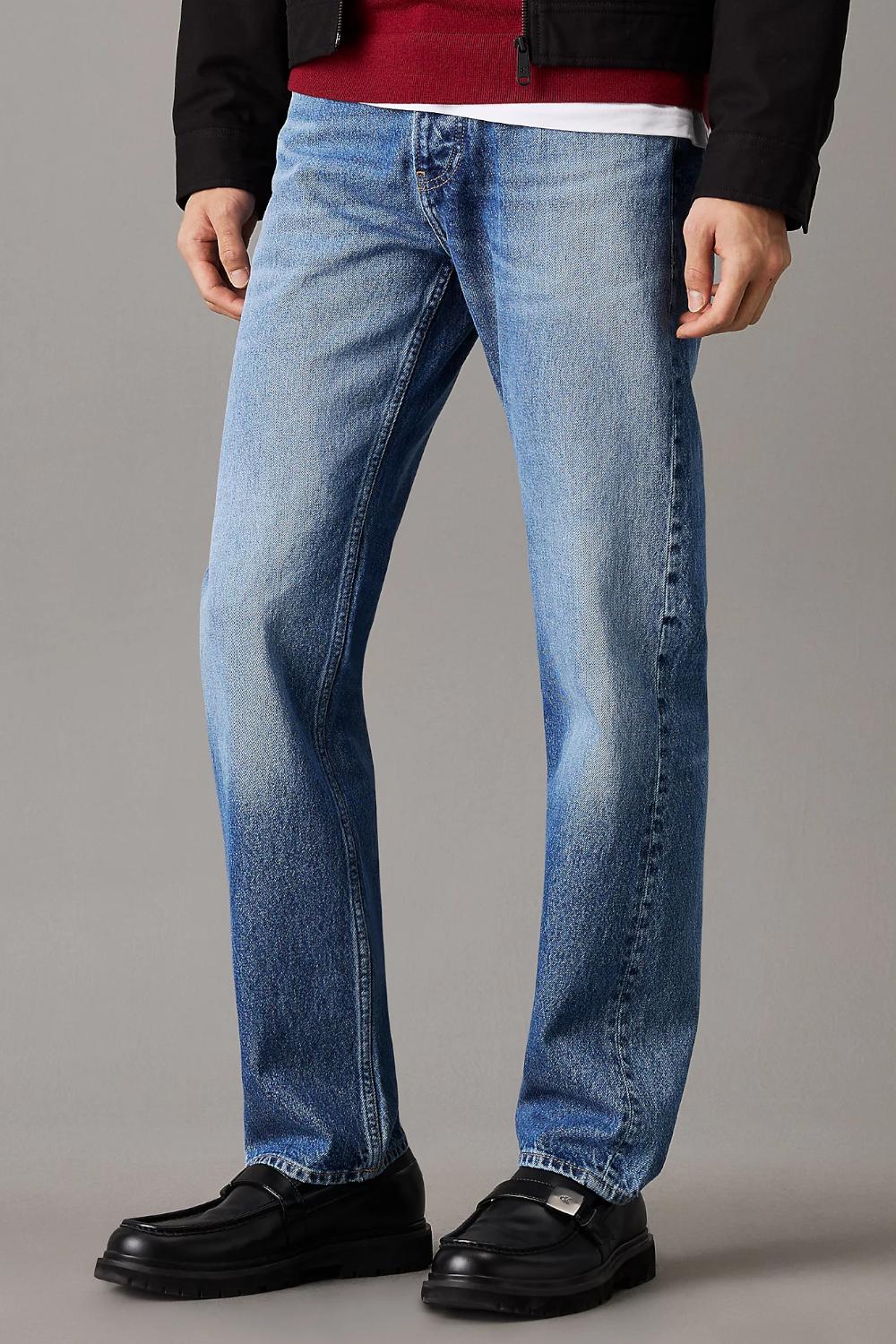 Standard Straight Jeans<BR/> J30J327017 1A4 Calvin Klein 