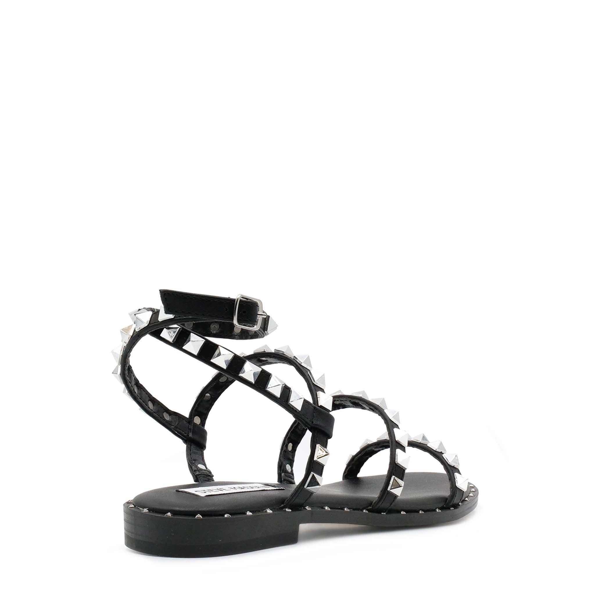 TRAVEL - sandalo basson borchie TRAVEL BLACK BLACK Steve Madden 