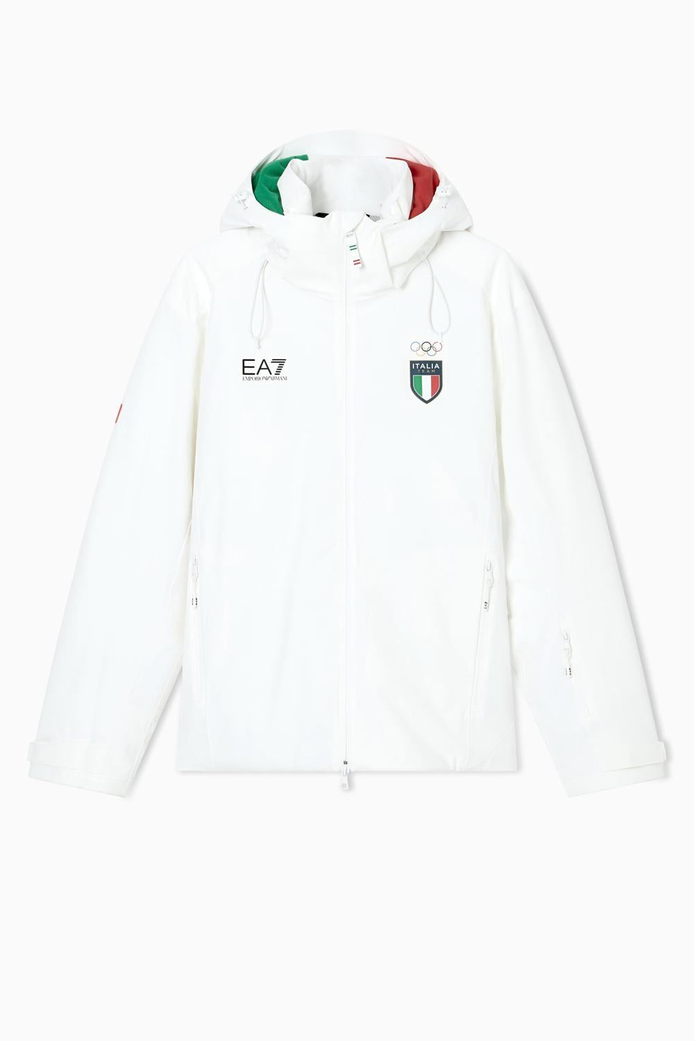 Italia Team Giacca da sci in tessuto tecnico PROTECTUM7 con imbottitura STRATUM7 7M001265 AF24845M0217 EA7 Emporio Armani 