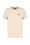 t-shirt in tessuto luxury effetto modal con logo scudetto piccolo su petto