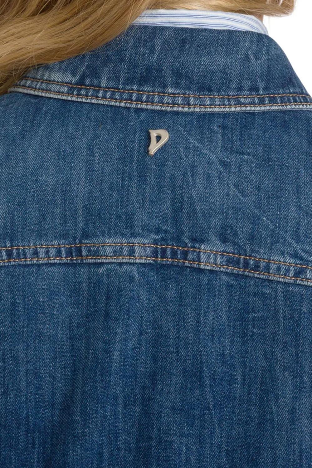 Giubbino slim in denim stretch DJ777 DS0107D-MC2800 Dondup 