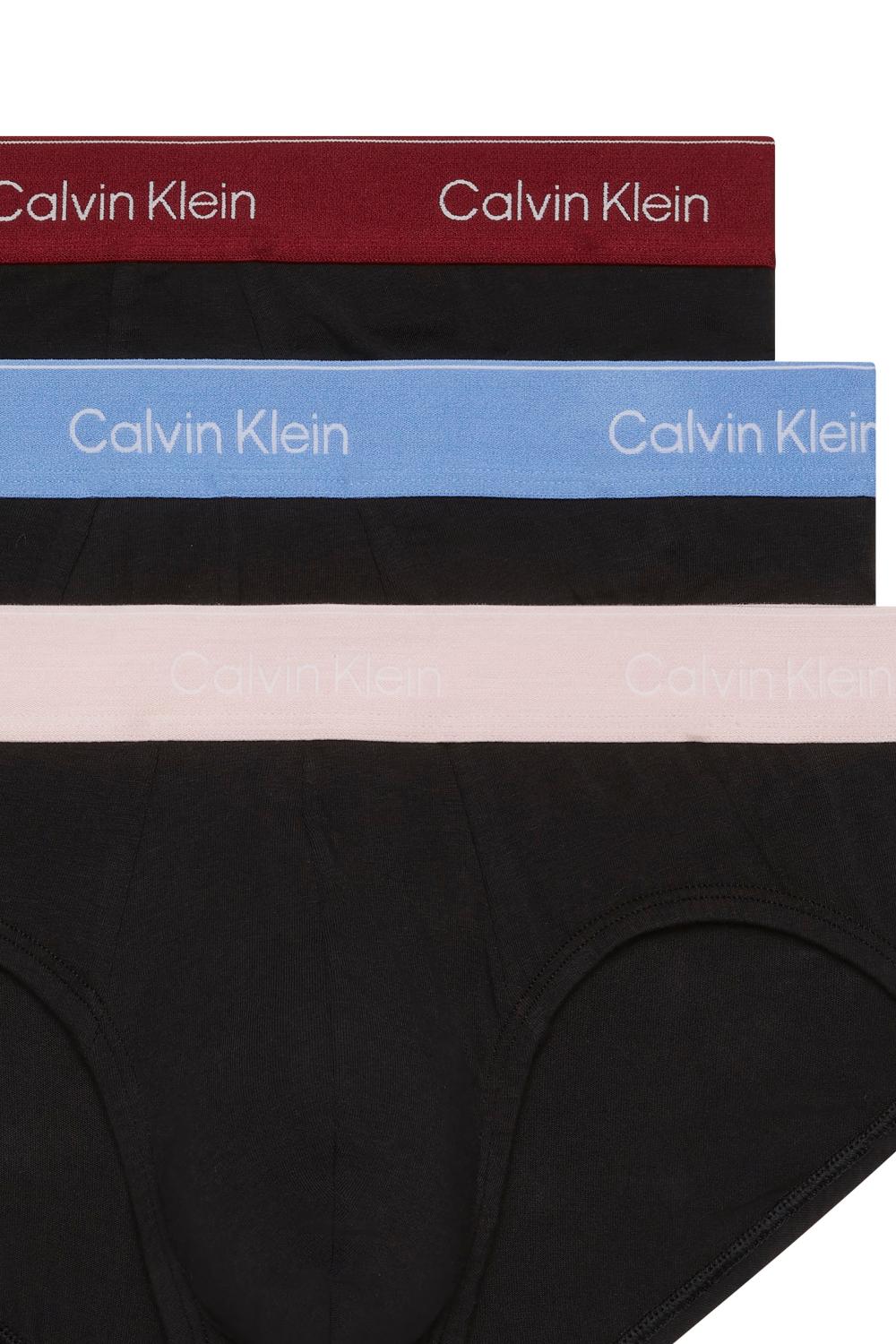 Slip con vestibilità a livello dei fianchi in confezione da 3 - Icon Cotton Stretch<BR/> LV00NB4388 2VA Calvin Klein 