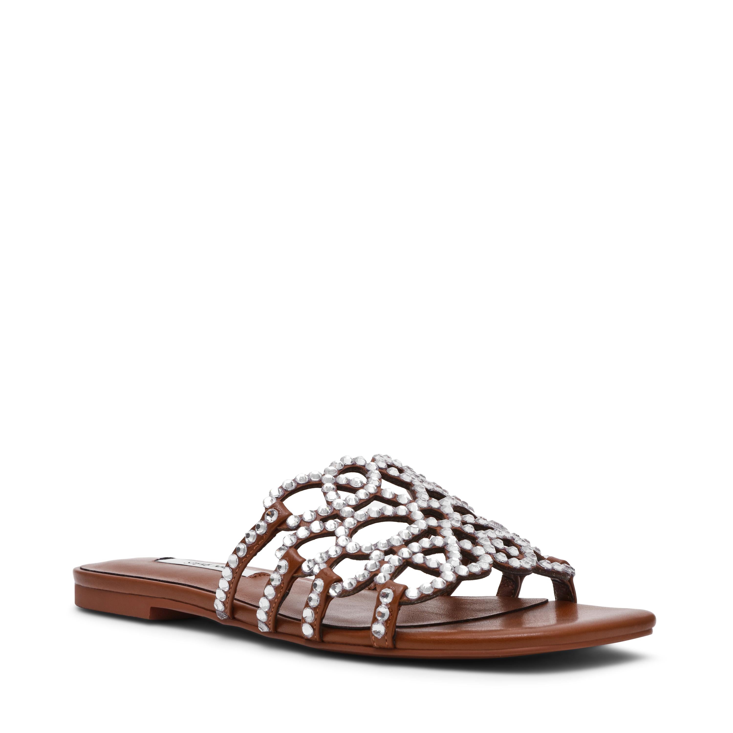 LOTUS-R - ciabatta flat in ecopelle LOTUS-R COGNAC Steve Madden 