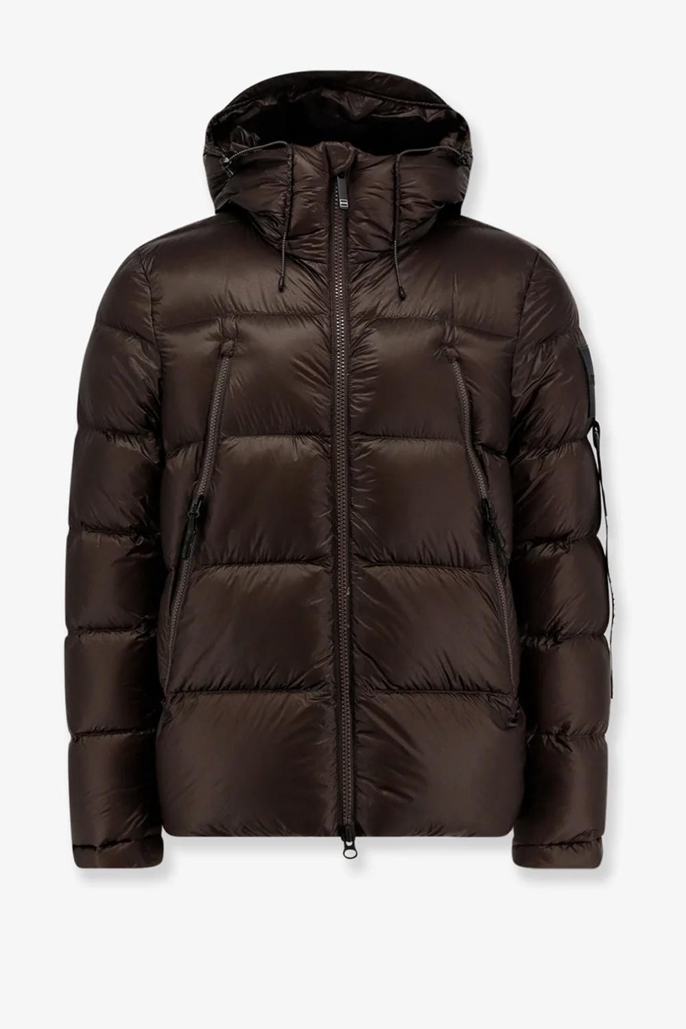 Piumino Outhere con cappuccio in micro ripstop 4640-507 A032COFFEE Outhere 