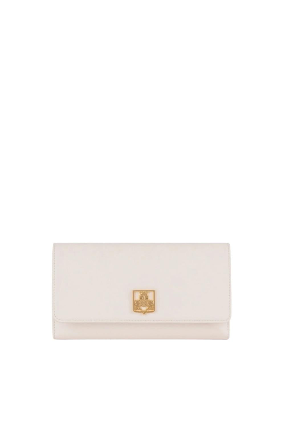Portafoglio in materiale sintetico con scudetto in metallo<BR/> PF04A 46E2193 Elisabetta Franchi 