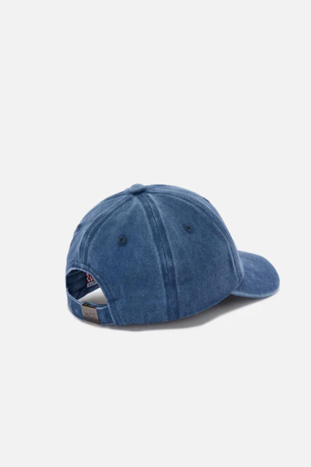 Cappellino Davis mc2 con visiera in cotone blu chiaro con logo ricamato DAS0004 -02963L Mc2 Saint Barth 