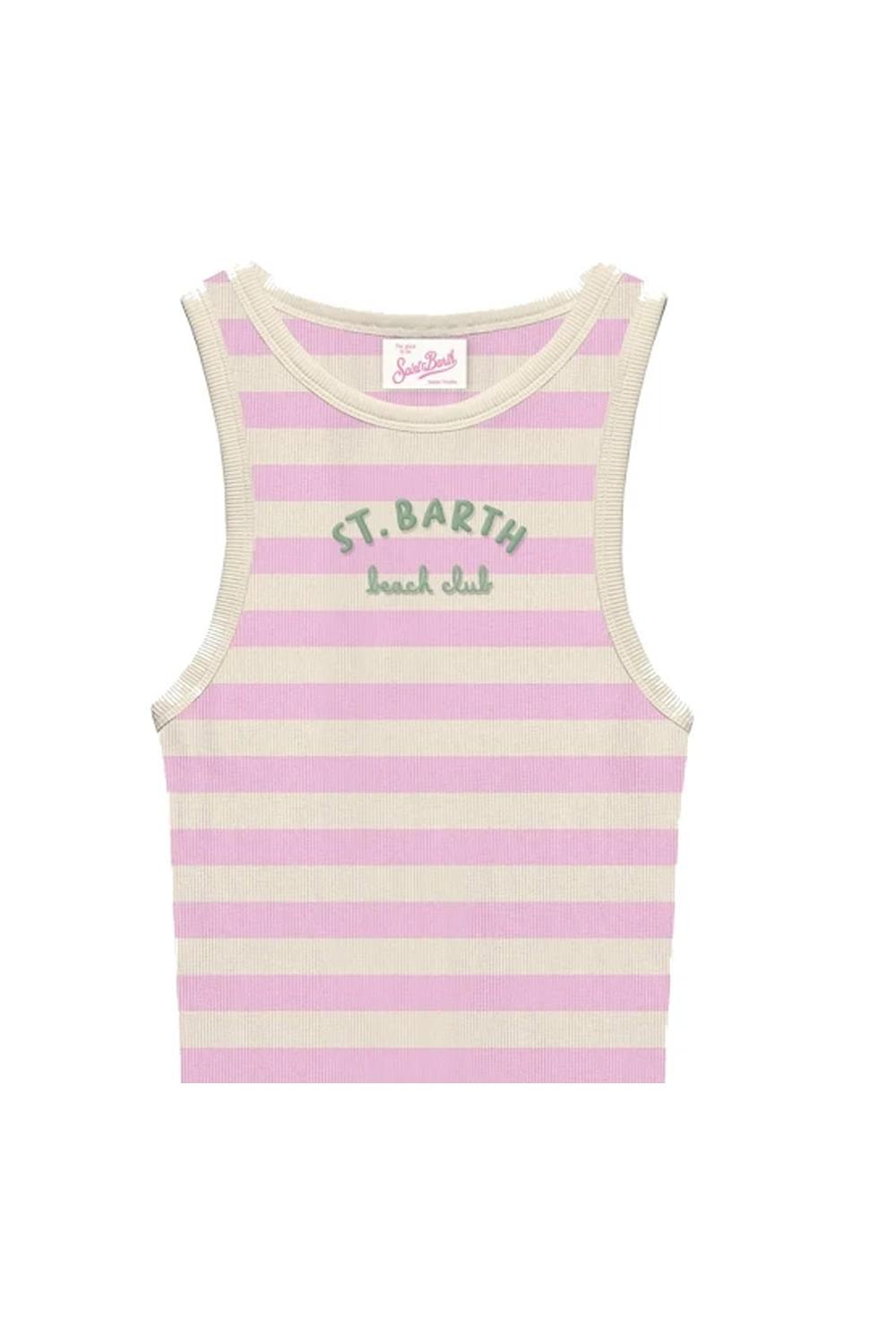 Canotta Ada MC2 Saint Barth Stripes in Cotone AAD001 -02260L Mc2 Saint Barth 
