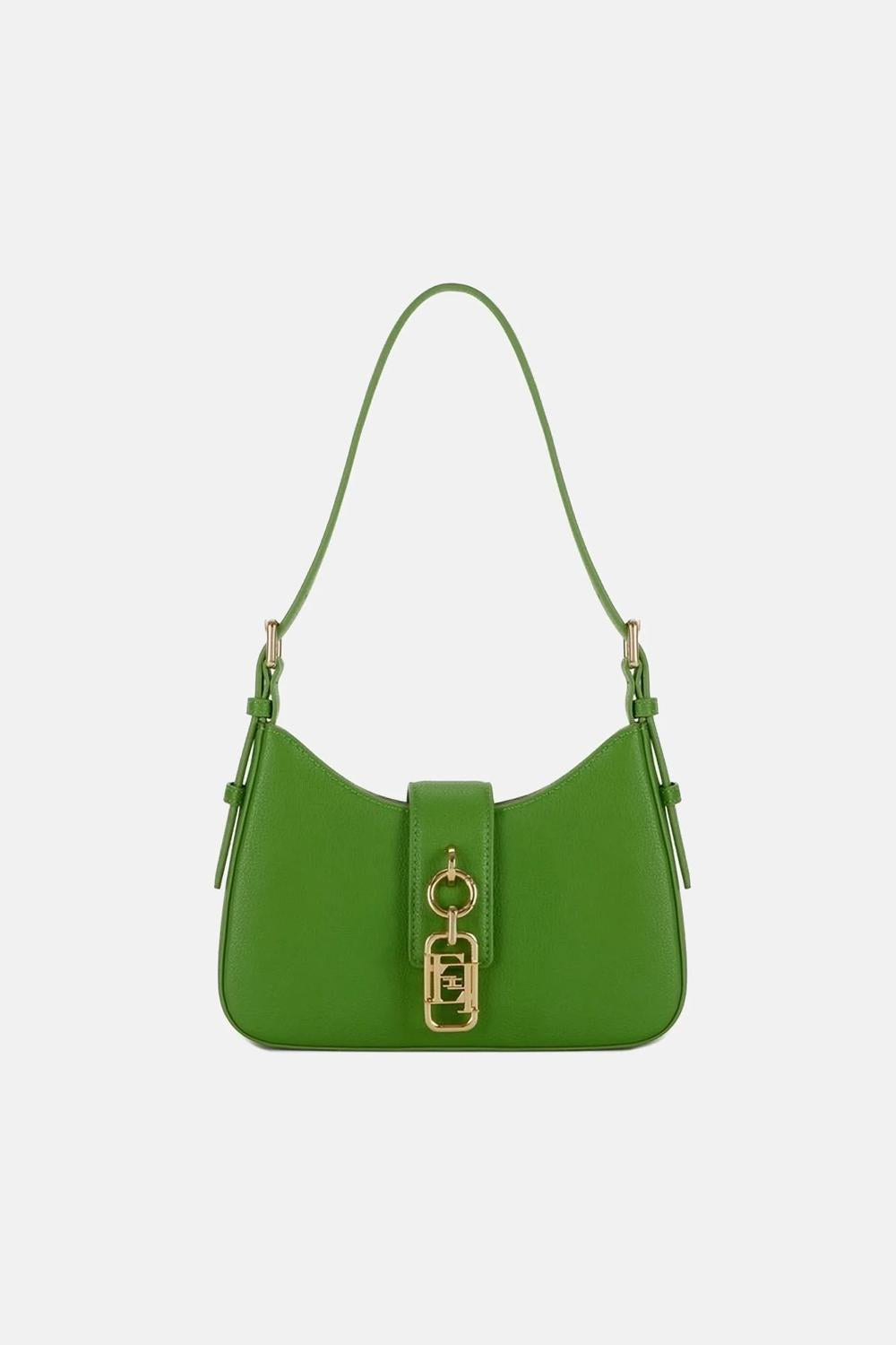 Borsa a Spalla Donna con Charm Logo BS24A 62E2EV3 Elisabetta Franchi 