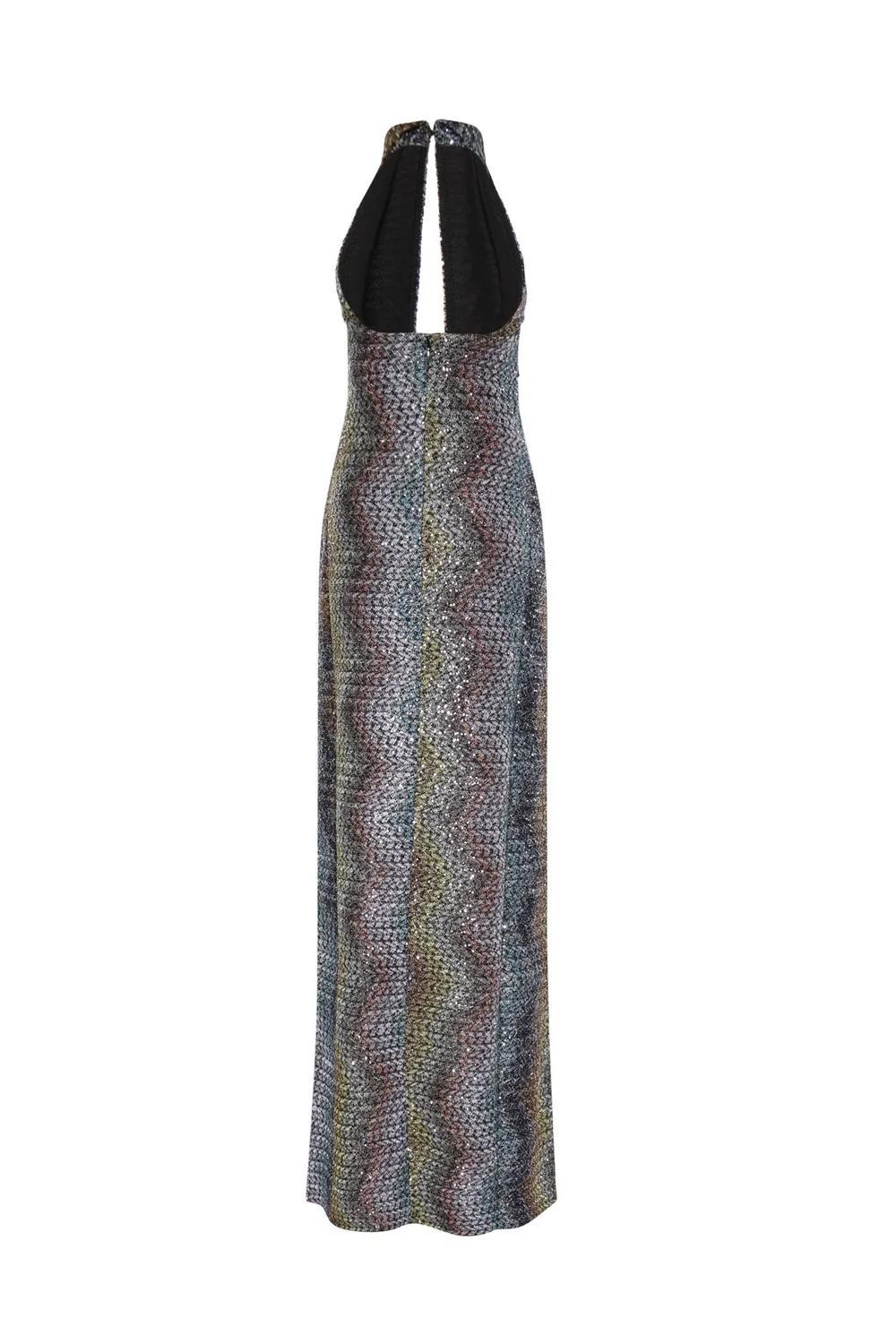 Abito in maglia con scollo all'americana Missoni DS26SG2V BC0065SMSNS Missoni 