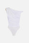 Body Monospalla Elisabetta Franchi in Jersey con Dettaglio in Metallo Dorato BO013 61E2360 Elisabetta Franchi 