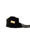 Sciarpa Gucci Sottile Nera in Misto Seta  Motivo Monogram con Frange 6693613GAF3 /1000 Gucci 
